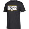 Boston Bruins Men's Adidas Black Performance T-Shirt Tee