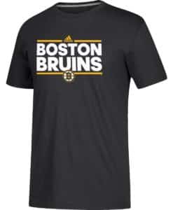 Boston Bruins Men's Adidas Black Performance T-Shirt Tee