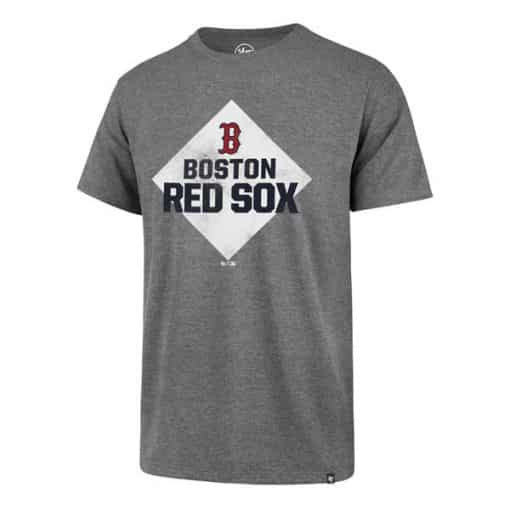 Boston Red Sox Men's 47 Brand Gray DI League T-Shirt Tee