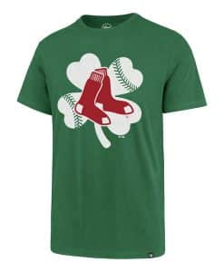 Boston Red Sox Men’s 47 Brand Shamrock Green St. Patricks Day T-Shirt Tee