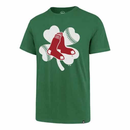 Boston Red Sox Men’s 47 Brand Shamrock Green St. Patricks Day T-Shirt Tee