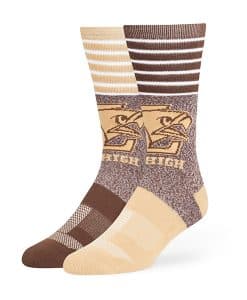 Lehigh Mountain Hawks Engineers Brown 47 Brand Vernon Fuse Socks