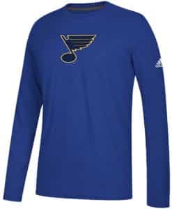 St. Louis Blues Men's Adidas Blue Ultimate Long Sleeve T-Shirt Tee