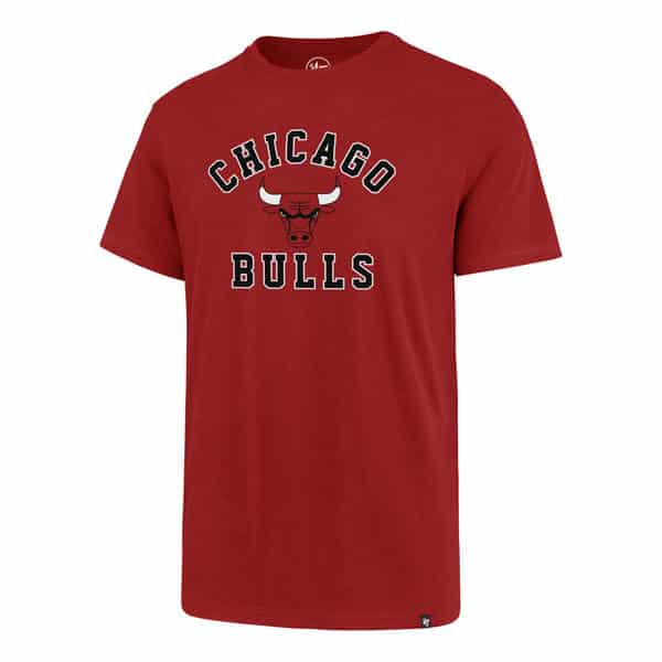 Chicago Bulls Men's 47 Brand Red Rival T-Shirt Tee - Detroit Game Gear