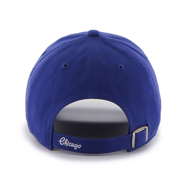 Chicago Cubs 47 Brand Womens Sparkle Clean Up Adjustable Hat Back