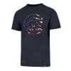 Chicago Cubs Men's 47 Brand Red White & Blue T-Shirt Tee