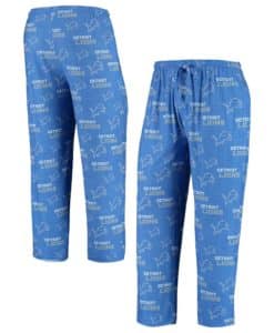 Detroit Lions Men's Zest Blue Knit Pajama Pants