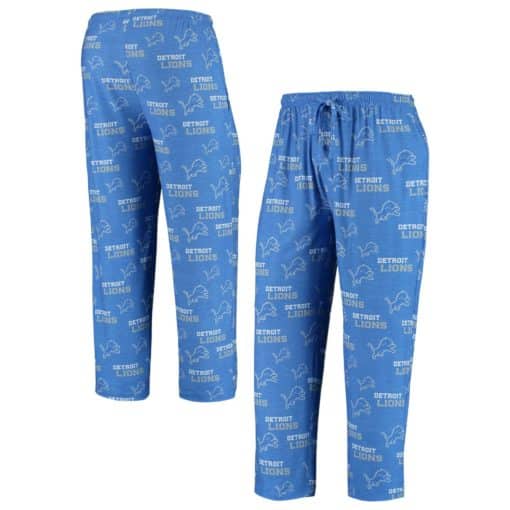 Detroit Lions Men's Zest Blue Knit Pajama Pants