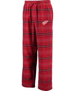 Detroit Red Wings Men's Ultimate Red Plaid Flannel Pajama Pants