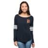 Detroit Tigers 47 Brand Womens Courtside Navy Long Sleeve Shirt