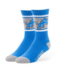 Detroit Lions Duster Sport Socks Blue Raz 47 Brand