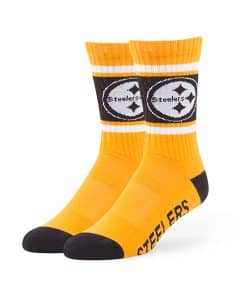 Pittsburgh Steelers Duster Sport Socks Gold 47 Brand