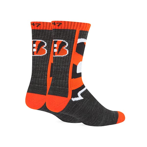 Cincinnati Bengals Hot Box Sport Socks Black 47 Brand Detroit Game Gear