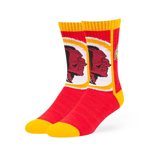Washington Redskins Hot Box Sport Socks Red 47 Brand - Detroit Game Gear