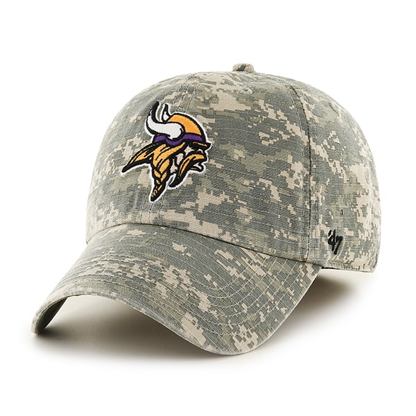 Minnesota Vikings Officer Digital Camo 47 Brand Fitted Hat Detroit Game Gear