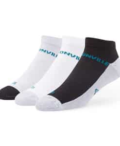 Jacksonville Jaguars MEDIUM 47 Brand Rush Motion Low Cut Socks 3 Pack