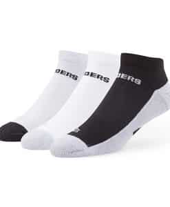 Oakland Raiders Rush Motion Low Cut Socks 3 Pack Tonal 47 Brand