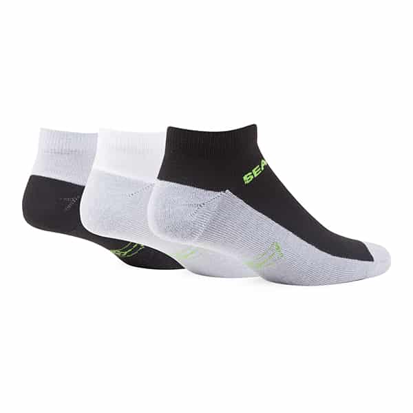 Seattle Seahawks Rush Motion Low Cut Socks 3 Pack Tonal 47 Brand ...