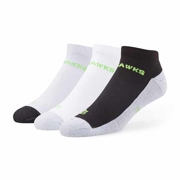 Seattle Seahawks Rush Motion Low Cut Socks 3 Pack Tonal 47 Brand ...