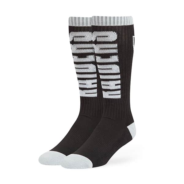 Oakland Raiders Warner Sport Socks OTC Black 47 Brand - Detroit Game Gear