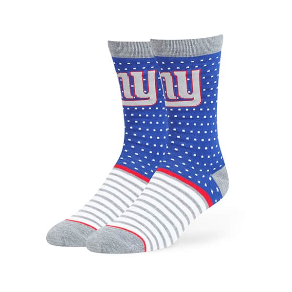 New York Giants Willard Flat Knit Socks Royal 47 Brand - Detroit Game Gear