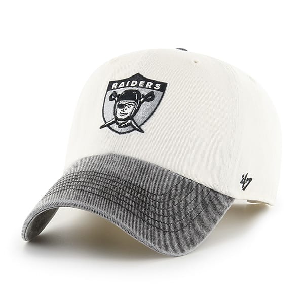 Oakland+Raiders+47+BRAND+NFL+Clean+up+Strapback+Adjustable+Cap+