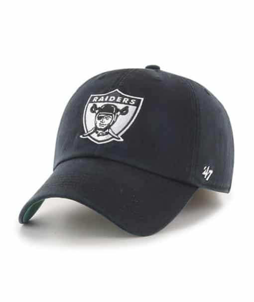 Las Vegas Raiders 47 Brand Classic Black Franchise Fitted Hat