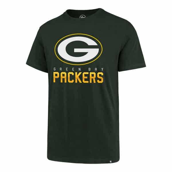 Green Bay Packers Men's 47 Brand Dark Green Rival T-Shirt Tee - Detroit ...