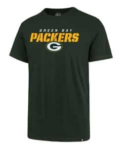 Green Bay Packers Men's 47 Brand Dark Green Traction T-Shirt Tee