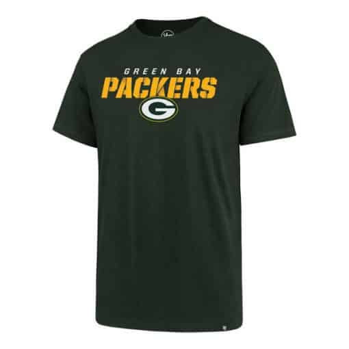 Green Bay Packers Men's 47 Brand Dark Green Traction T-Shirt Tee