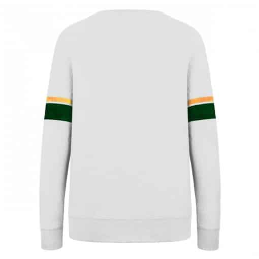 Green Bay Packers Women's 47 Brand Throwback Crew Long Sleeve Shirt Back