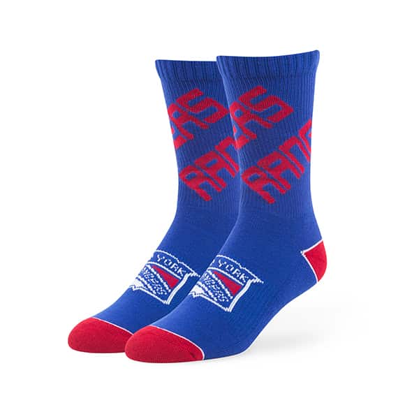 New York Rangers Helix Sport Socks Royal 47 Brand - Detroit Game Gear