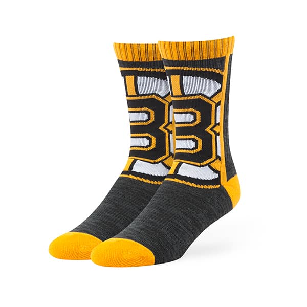 Boston Bruins Hot Box Sport Socks Black 47 Brand - Detroit Game Gear