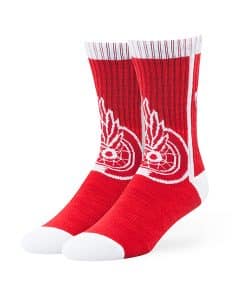 Detroit Red Wings Hot Box Sport Socks Red 47 Brand