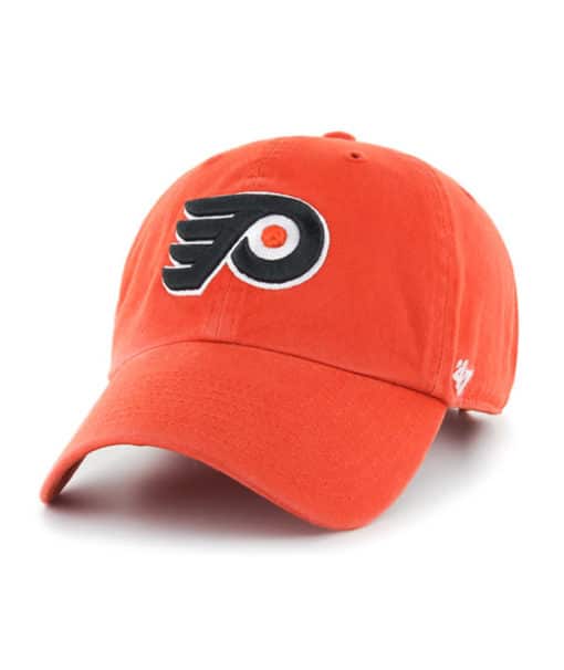 Philadelphia Flyers 47 Brand Orange Clean Up Adjustable Hat