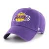 Los Angeles Lakers 47 Brand Purple Clean Up Adjustable Hat
