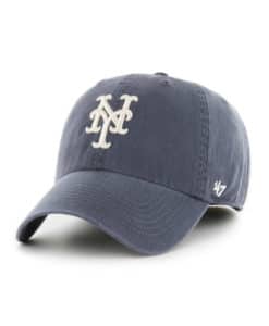 New York Mets 47 Brand Vintage Navy Franchise Fitted Hat