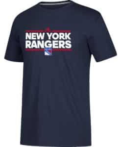 New York Rangers Men’s Adidas Navy Performance T-Shirt Tee