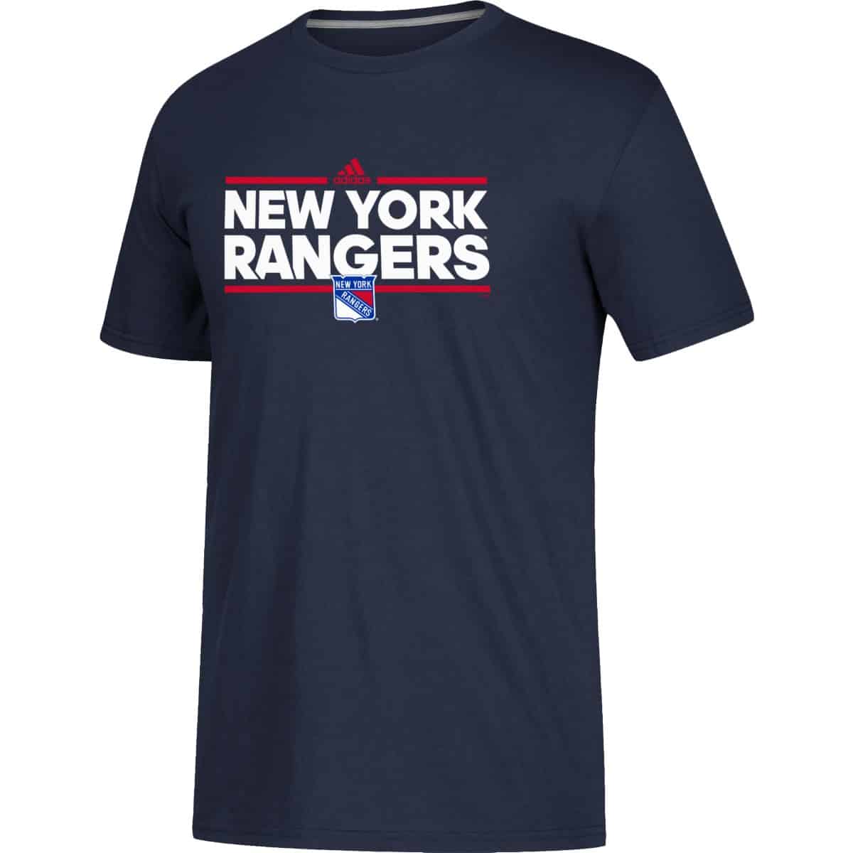 New York Rangers Men’s Adidas Navy Performance T-Shirt Tee - Detroit ...