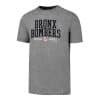 New York Yankees Men's 47 Brand Bronx Bombers Gray T-Shirt Tee