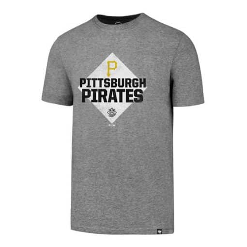 Pittsburgh Pirates Men's 47 Brand Slate Gray Rival T-Shirt Tee