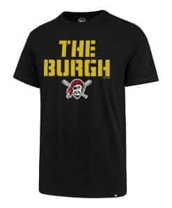 Pittsburgh Pirates Men's 47 Brand The Burgh Black T-Shirt Tee