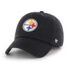 Pittsburgh Steelers 47 Brand Franchise Black Fitted Hat