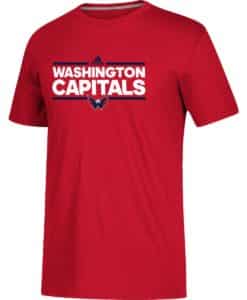 Washington Capitals Men's Adidas Red Performance T-Shirt Tee