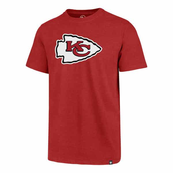 Kansas City Chiefs Men's 47 Brand Red Club T-Shirt Tee - Detroit Game Gear