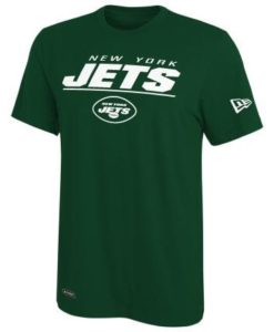 New York Jets Men's New Era Spirit Green Poly Dri-Tek T-Shirt Tee