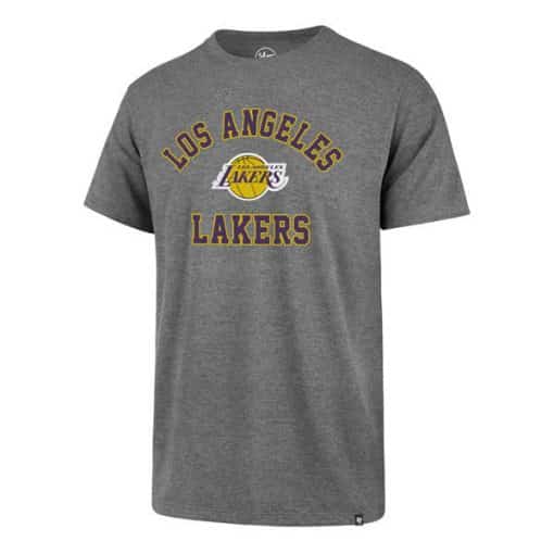 Los Angeles Lakers Men's 47 Brand Gray Rival T-Shirt Tee