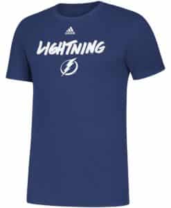 Tampa Bay Lightning Men's Adidas Dark Blue T-Shirt Tee