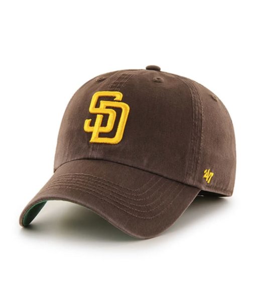 San Diego Padres 47 Brand Brown Franchise Fitted Hat