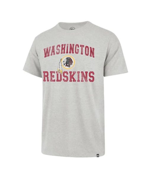 Washington Redskins Men's 47 Brand Gray Franklin T-Shirt Tee